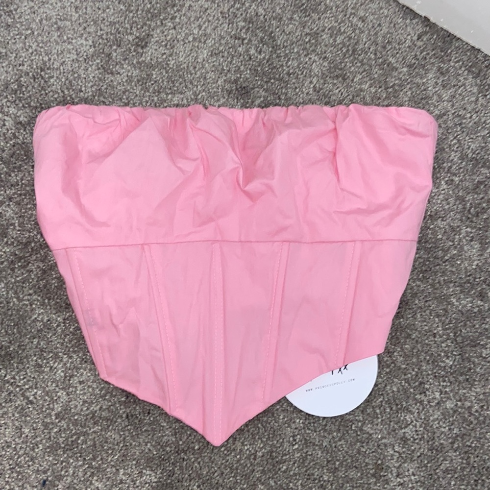 Princess Polly pink bustier top